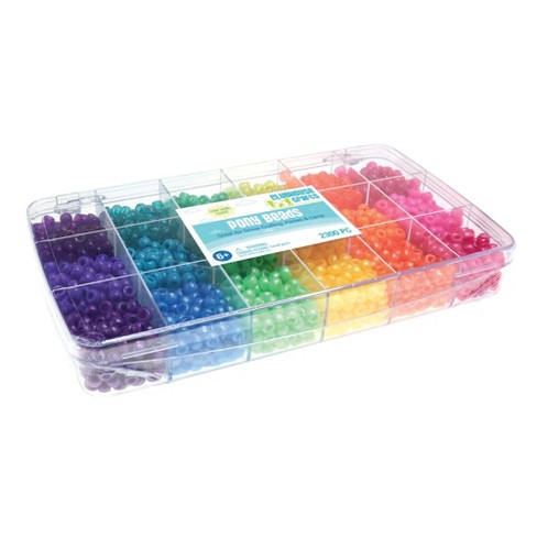Sulyn Clubhouse Crafts Pony Beads, Assorted Colors, Set Of 2300 : Target