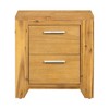 CAVINAS Wooden Dressers for Bedroom, Farmhouse Boho 2-Drawer Dresser with French Country Style, Chest of Drawers for Living Room, Wood - 4 of 4