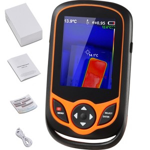 VEVOR Thermal Imaging Camera, 256 x 192 IR Resolution Pocket Infrared Thermal Imager with WiFi, 25Hz Refresh Rate Thermal Camera Pocket, Orange - 1 of 4