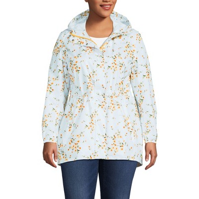 Lands' End Women's Squall Packable Waterproof Raincoat