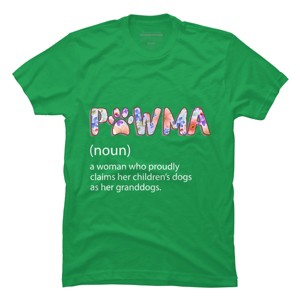 Men's Design By Humans Grandmother Loves Grandogs Pawma By littlesenh1 T-Shirt - 1 of 2