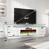 2 Tier Fireplace TV Stand - 4 of 4