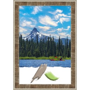 Amanti Art Farmhouse Brown Narrow Wood Picture Frame - 1 of 4
