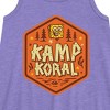 Girls' - SpongeBob SquarePants - Kamp Koral Kamp Koral Badge Graphic Sleeveless Aline Dress - 2 of 4