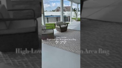 Ivory Diamond Moroccan-Inspired 4' x 6' Easy-Care Area Rug