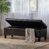 NicBex Modern Design Storage Bench Versatile Ottoman Foot Rest with Waffle Stitch Pattern for Family Room, Living Room - 2 of 4