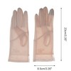 Unique Bargains Women's Embroidery Floral Sunblock Mittens 1 Pair - 3 of 4