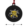Wichita State University Shockers Logo Aluminum Holiday Christmas Tree Ornament - 3 of 4