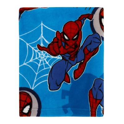 Marvel Spiderman Wall Crawler Red, White, And Blue Spider Webs Toddler ...