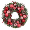 Haute Décor 26" Pre-lit Decorated Christmas Artificial Wreath - 2 of 4