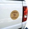Lehigh University Mountain Hawks Logo Automotive Car Window Locker Circle Bumper Sticker - 4 of 4