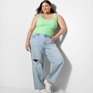 Women's Slim Fit Scoopneck Tank Top - Wild Fable™ - 1 of 4