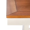 Akash Rectangle Dining Table - DTB9210A - White/Natural - Safavieh - 4 of 4