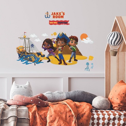 Santiago Of The Seas Giant Peel & Stick Kids' Wall Decals With Alphabet -  Roommates : Target