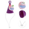 Unique Bargains Halloween Pet Headwear 4.33"x4.33" Purple 1 Pc - 3 of 4