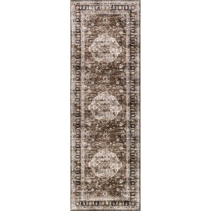 Nuloom Davi Faded Spill Proof Treated Pet Friendly Premium Machine Washable Area Rug - 1 of 4