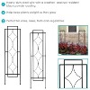 Sunnydaze Decorative Steel Metal Chic Diamonds Design Garden Trellis - Black - 2-Pack - image 2 of 4