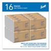 Scott Essential Multi-Fold Towels, Absorbency Pockets, 1-Ply, 9.2 x 9.4, White, 250 / Packs, 16 Packs / Carton - 2 of 4