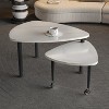 Racxily Rotatable Cocktail Table, 360-Degree Rotating Coffee Table with Solid Wood Legs - 4 of 4