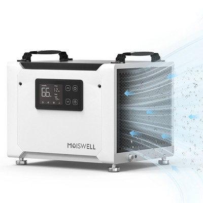 Moiswell 70 Pints Energy Star Certified Commercial Dehumidifier for Crawlspace