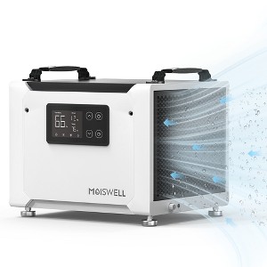 Moiswell 70 Pints Energy Star Certified Commercial Dehumidifier for Crawlspace - 1 of 4
