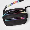 Pride Adult Crossbody Fanny Pack - Black - image 3 of 4