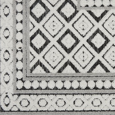 Calobra Elegance Dark Grey Hand-Knotted Synthetic Rectangular Rug