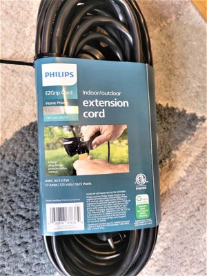 Philips Extension Cord Wrap Black : Target