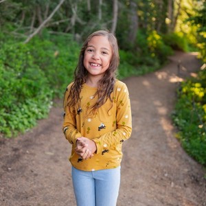 Long Sleeve Toddler Crew Neck Tee in Hufflepuff™ - 1 of 4