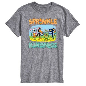 Men's - Pete the Cat - Sprinkle Kindness Short Sleeve Graphic T-Shirt - 1 of 4