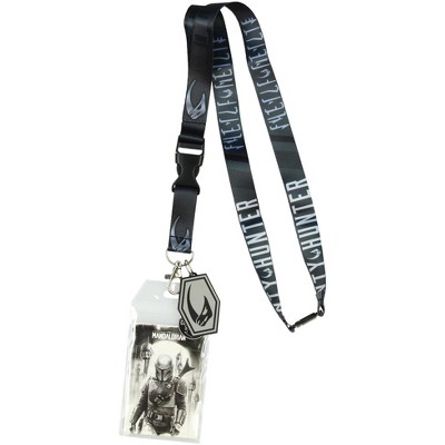 Star Wars Darth Vader Id Lanyard Badge Holder With 1.5 Rubber