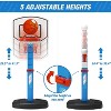 Toddler 2 in 1 Sports Toy Basketball and Baseball Set with Auto Pitcher Indoor Outdoor Blue for Ages 1-5 - 3 of 4