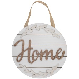 Northlight 15.75" Home Daily Branches Wooden Wall Sign - 1 of 4
