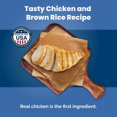 Blue Buffalo Adult Chicken and Brown Rice Dry Dog Food, 5 lbs