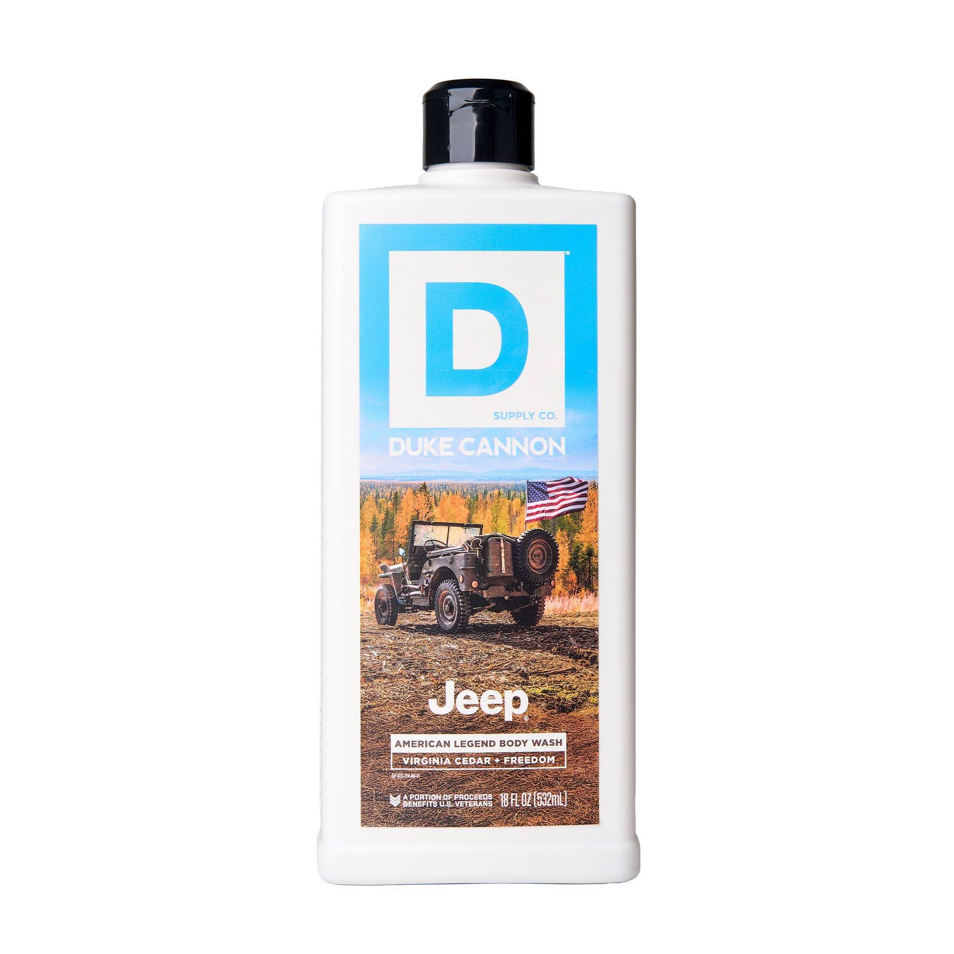 Duke Cannon Supply Co. Body Wash - Jeep American Legend - 18 fl oz