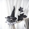 SEVOBAL Party Decorations and Accessories Fabric Black Gnome with Boo Banner Customizable Decoration for Halloween Decor, Black White, 8.3"*4"*20" - 2 of 4