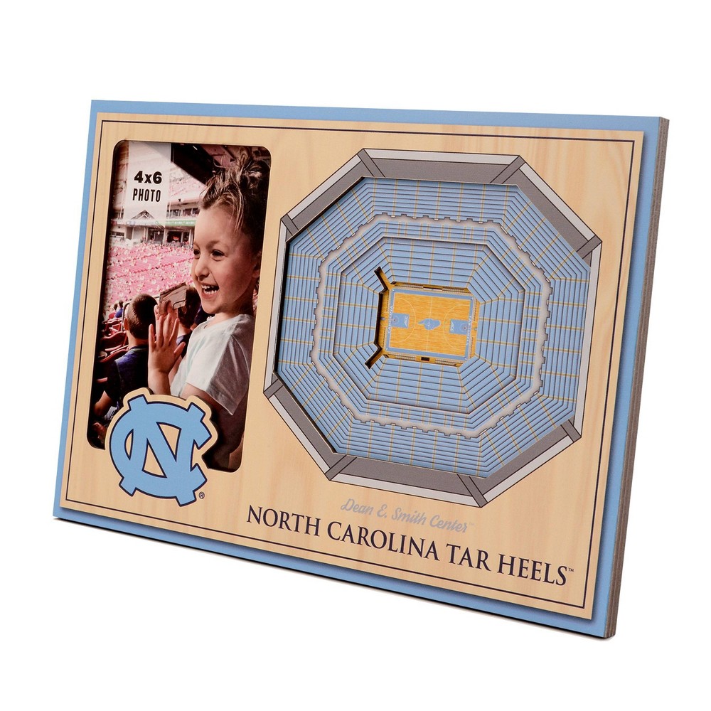 Photos - Photo Frame / Album 4" x 6" NCAA North Carolina Tar Heels 3D StadiumViews Picture Frame