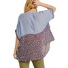 Women's Animal Print Layered Top - umgee - 3 of 4