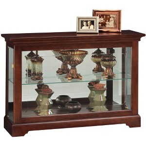 Howard Miller Underhill Curio Cabinets 680533 Cherry Bordeaux - 1 of 2