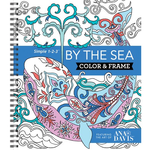 Color & Frame - 3 Books in 1 - Flowers, Deserts, Oceans (Adult Coloring Book) [Book]