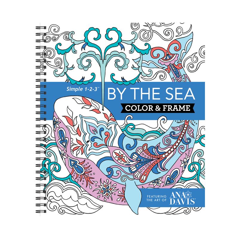 Color & Frame - By the Sea (Adult Coloring Book) - by  New Seasons & Publications International Ltd (Spiral Bound), 1 of 2