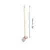 Unique Bargains Butterfly Heart Cup Chain Charm Water Cup Pendant 1 Pc - 2 of 4
