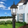 Livex Lighting Hamilton 3 - Light Post Light in  Textured Black - 3 of 4