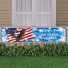 Collections Etc LED Lighted God Bless America Bald Eagle Patriotic Banner - 2 of 2
