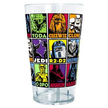 JoyJolt Star Wars Stackable Character Collection Boba Fett Stackable Glasses - 8 oz
