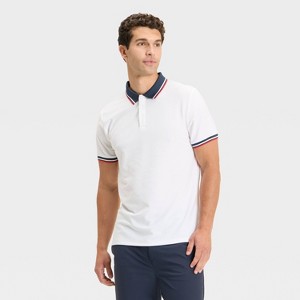 Men's Tipped Polo Shirt - All In Motion™ - 1 of 3