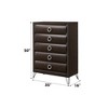 PAGED Dresser with Drawers Industrial Style Storage Cabinet with Side Metal Glides for Living Room, Hallway, Office - 2 of 4