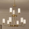 Vetivene 40" 9 Light Chandelier Textured Black - 4 of 4