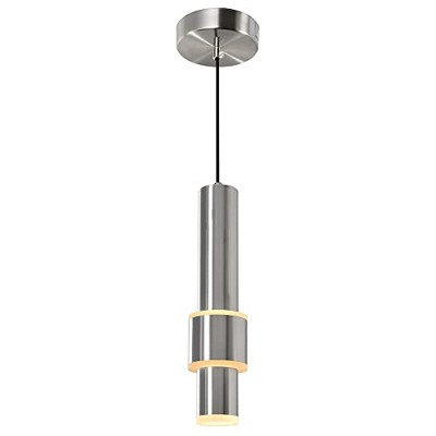 CWI Lighting Lena LED Integrated Mini Pendant With Satin Nickel Finish