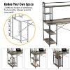 Bestier 55'' Modern Computer Desk with Hutch Storage Shelves - 2 of 4